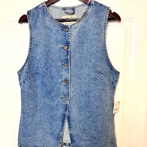 NWT Free People We The Free Indigo Aimee Vest, Size Medium